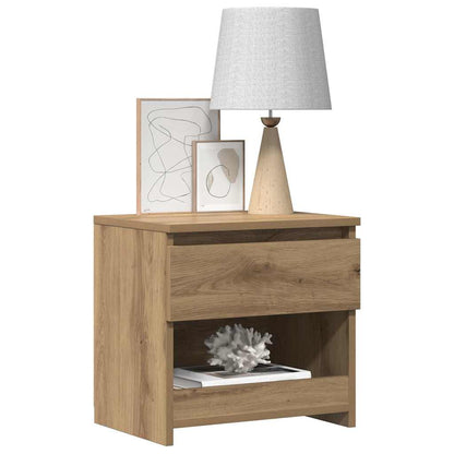 vidaXL Bedside Cabinets 2 pcs Artisan Oak 40x30x39 cm Engineered Wood 3