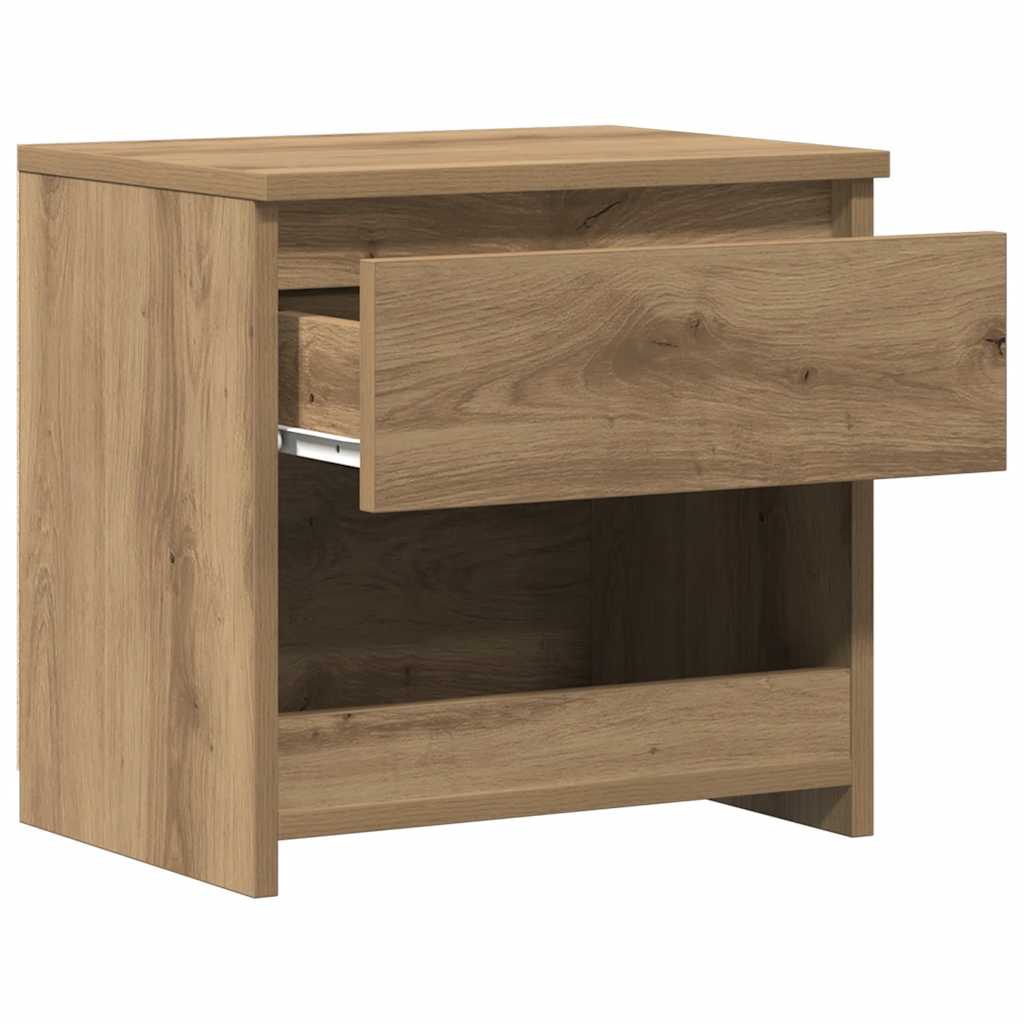 vidaXL Bedside Cabinets 2 pcs Artisan Oak 40x30x39 cm Engineered Wood 4