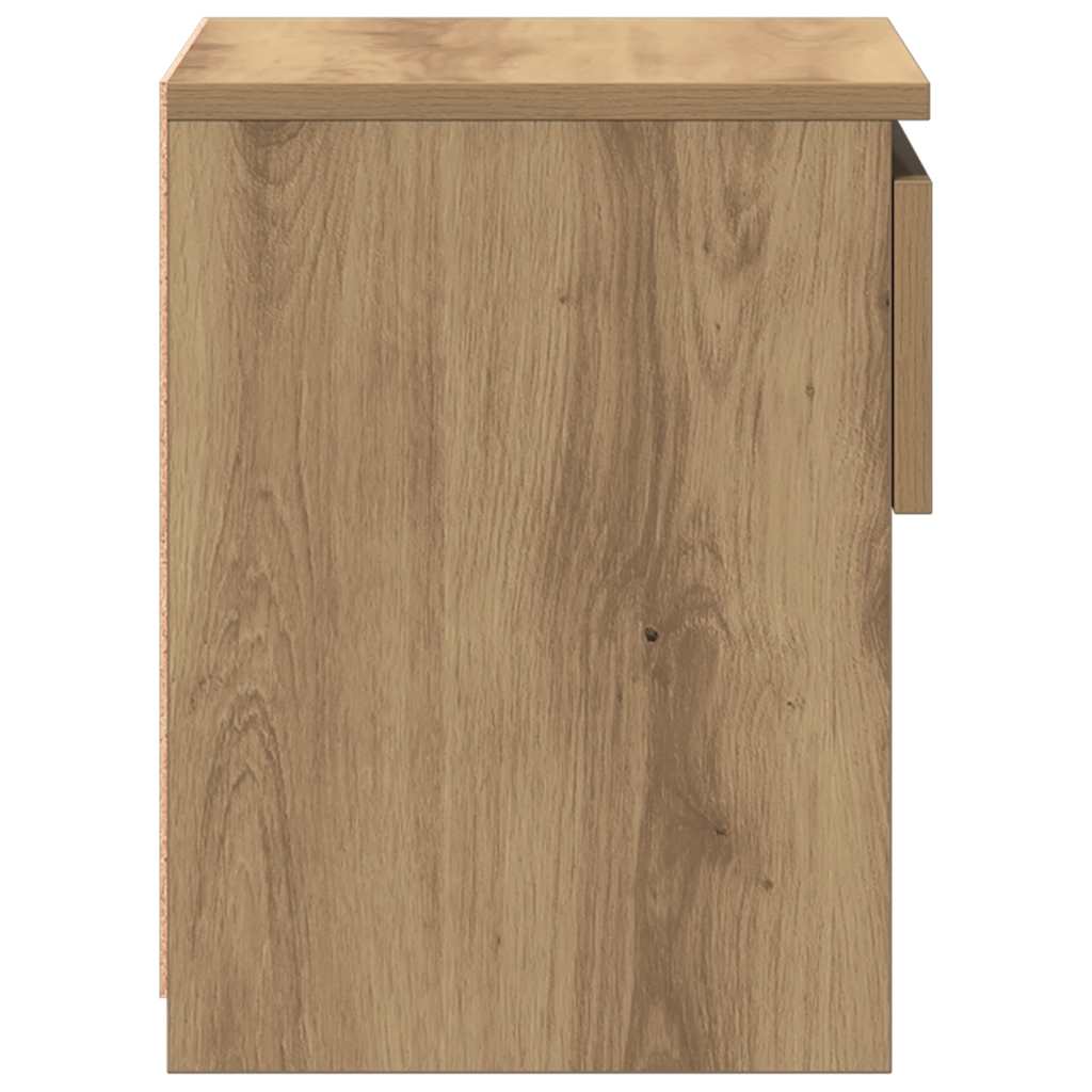 vidaXL Bedside Cabinets 2 pcs Artisan Oak 40x30x39 cm Engineered Wood 5