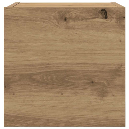 vidaXL Wall Mounted TV Cabinet 2 pcs Artisan Oak 30.5x30x30 cm 5