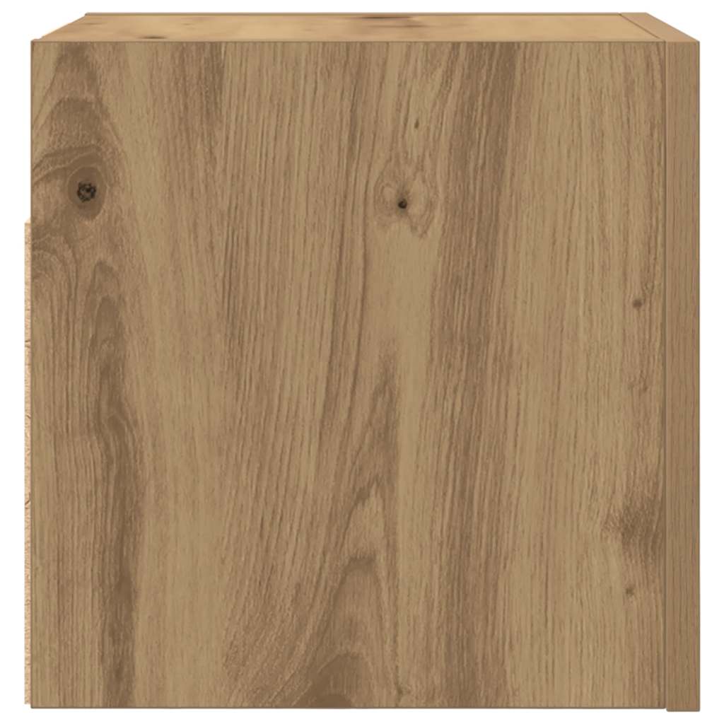 vidaXL Wall Mounted TV Cabinet 2 pcs Artisan Oak 30.5x30x30 cm 6