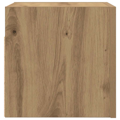 vidaXL Wall Mounted TV Cabinet 2 pcs Artisan Oak 30.5x30x30 cm 6