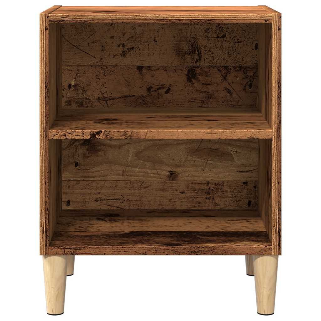 vidaXL Bedside Cabinets 2 pcs Old Wood 40x30x50 cm Engineered Wood 4