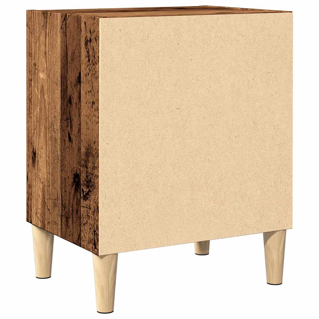 vidaXL Bedside Cabinets 2 pcs Old Wood 40x30x50 cm Engineered Wood 5