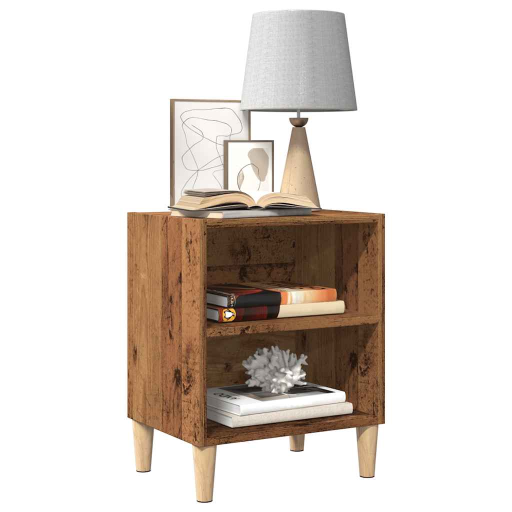 vidaXL Bedside Cabinets 2 pcs Old Wood 40x30x50 cm Engineered Wood 1