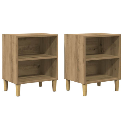 vidaXL Bedside Cabinets 2 pcs Artisan Oak 40x30x50 cm Engineered Wood 2