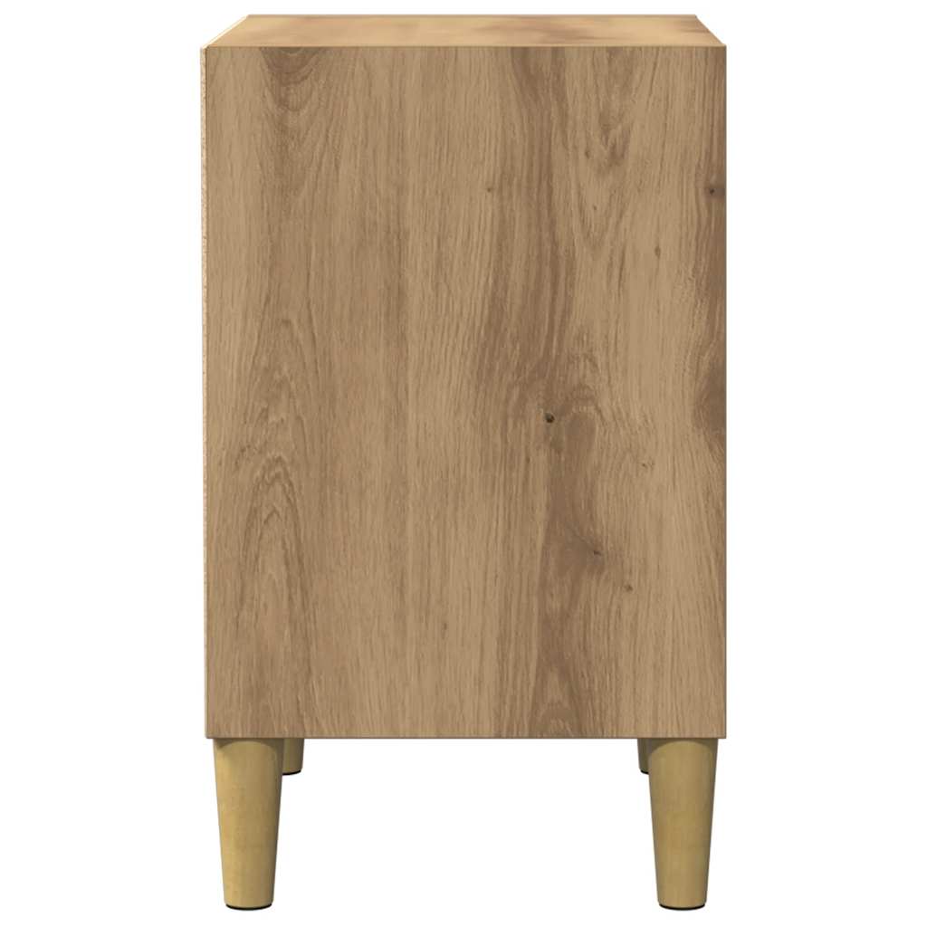 vidaXL Bedside Cabinets 2 pcs Artisan Oak 40x30x50 cm Engineered Wood 6