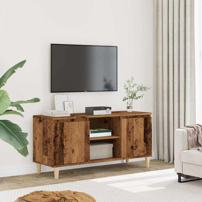 vidaXL TV Cabinet Old Wood 102x35x50 cm Engineered Wood 3