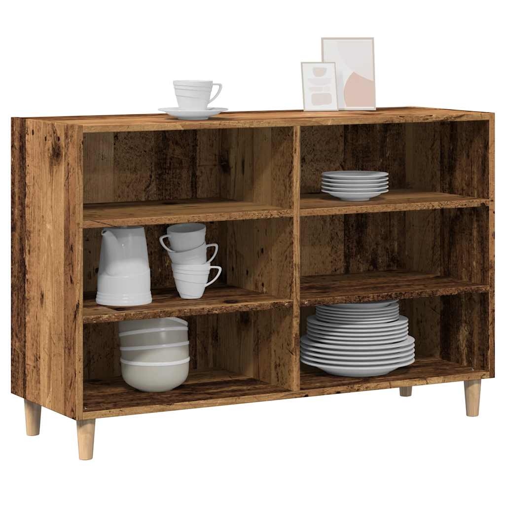 vidaXL Sideboard Old Wood 103.5x35x70 cm Engineered Wood 4