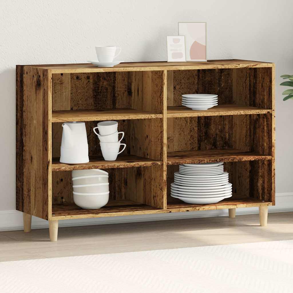 vidaXL Sideboard Old Wood 103.5x35x70 cm Engineered Wood 1