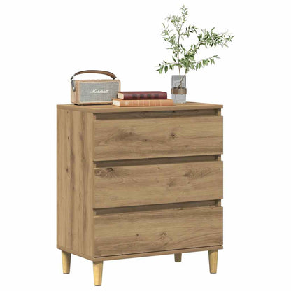 vidaXL Sideboard Artisan Oak 60x35x70 cm Engineered Wood 3