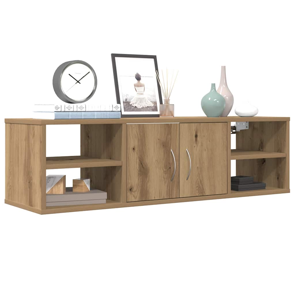 vidaXL Wall Cabinet Artisan Oak 101x30x29 cm Engineered Wood 3