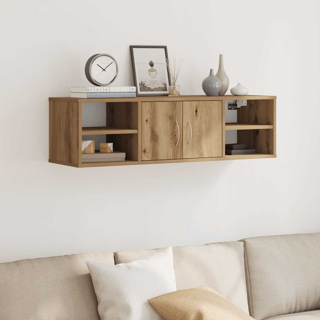 vidaXL Wall Cabinet Artisan Oak 101x30x29 cm Engineered Wood 1