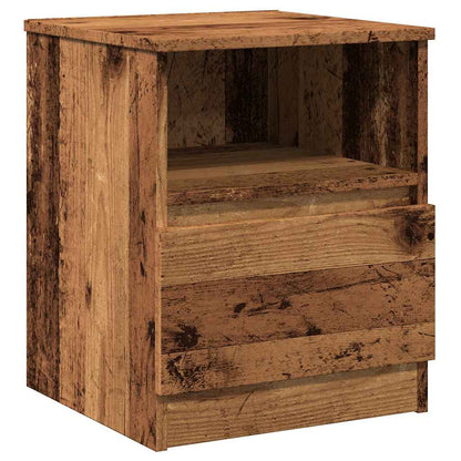 vidaXL Bedside Cabinets 2 pcs Old Wood 40x40x50 cm Engineered Wood 5
