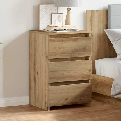vidaXL Bedside Cabinet Artisan Oak 40x35x62,5 cm Engineered Wood 3
