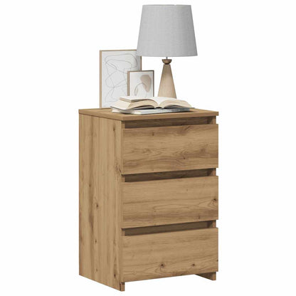 vidaXL Bedside Cabinet Artisan Oak 40x35x62,5 cm Engineered Wood 4