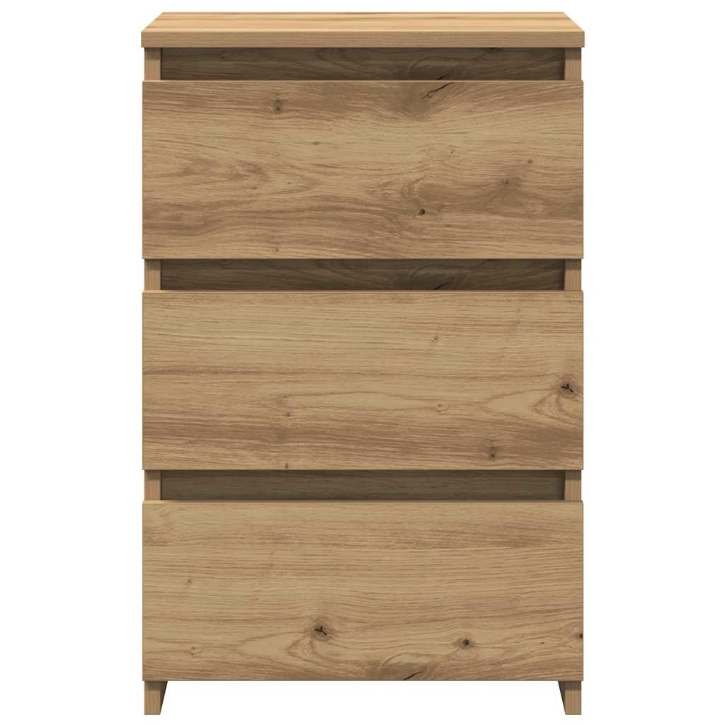 vidaXL Bedside Cabinet Artisan Oak 40x35x62,5 cm Engineered Wood 5