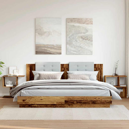 vidaXL Bedside Cabinets 2 pcs Old Wood 50x30x51,5 cm Engineered Wood 3