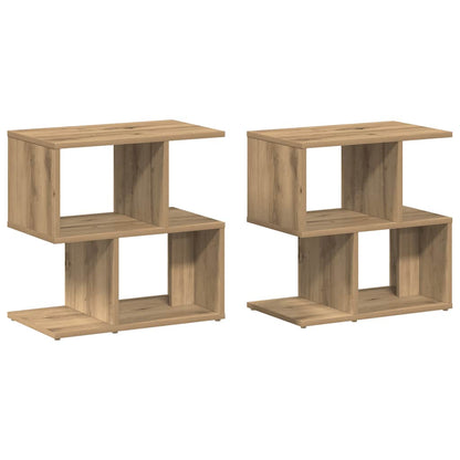 vidaXL Bedside Cabinets 2 pcs Artisan Oak 50x30x51,5 cm Engineered Wood 2