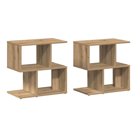 Bedside Cabinets 50x30x51,5 cm Engineered Wood 2 Artisan oak