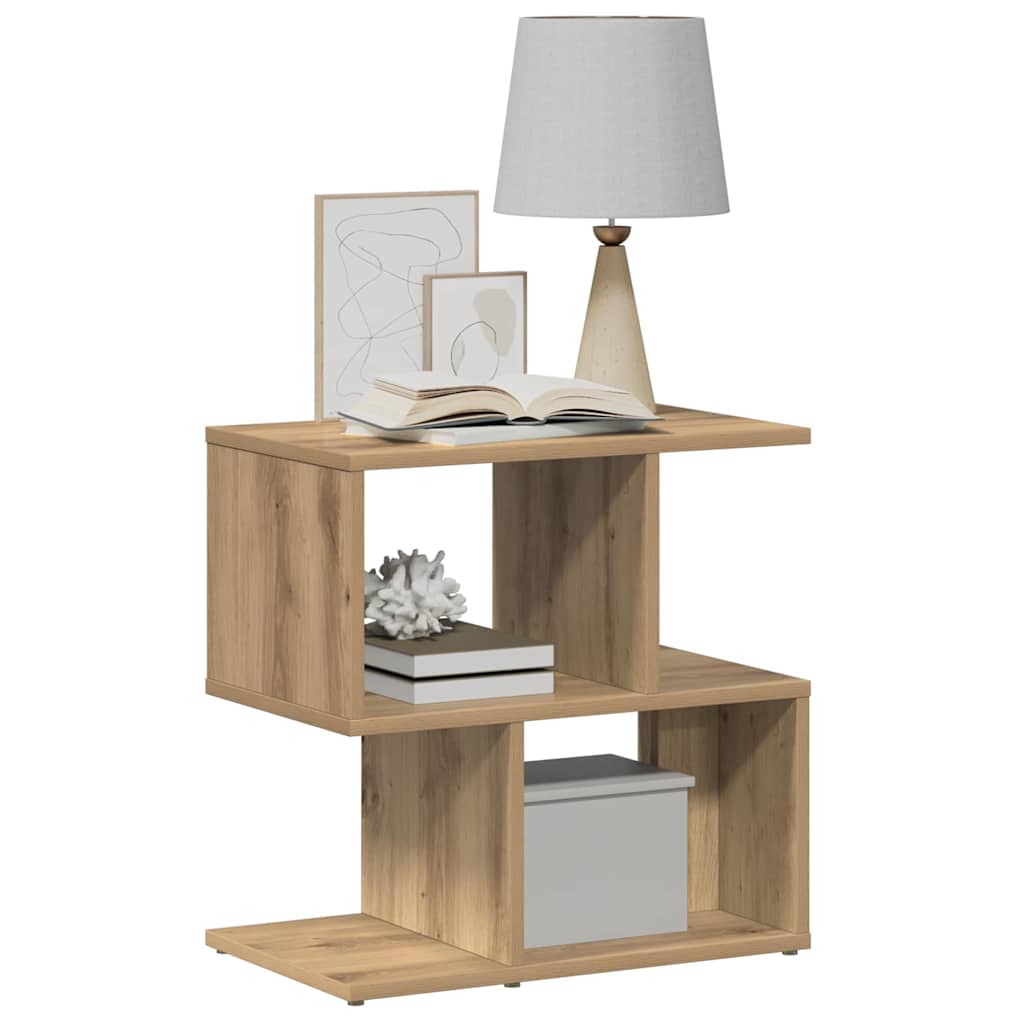 vidaXL Bedside Cabinets 2 pcs Artisan Oak 50x30x51,5 cm Engineered Wood 3