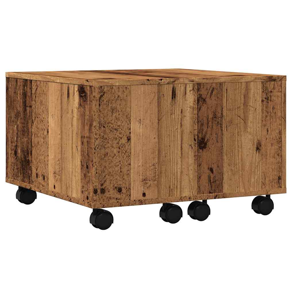 vidaXL Coffee Table Old Wood 60x60x38 cm Engineered Wood 2