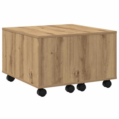 vidaXL Coffee Table Artisan Oak 60x60x38 cm Engineered Wood 2