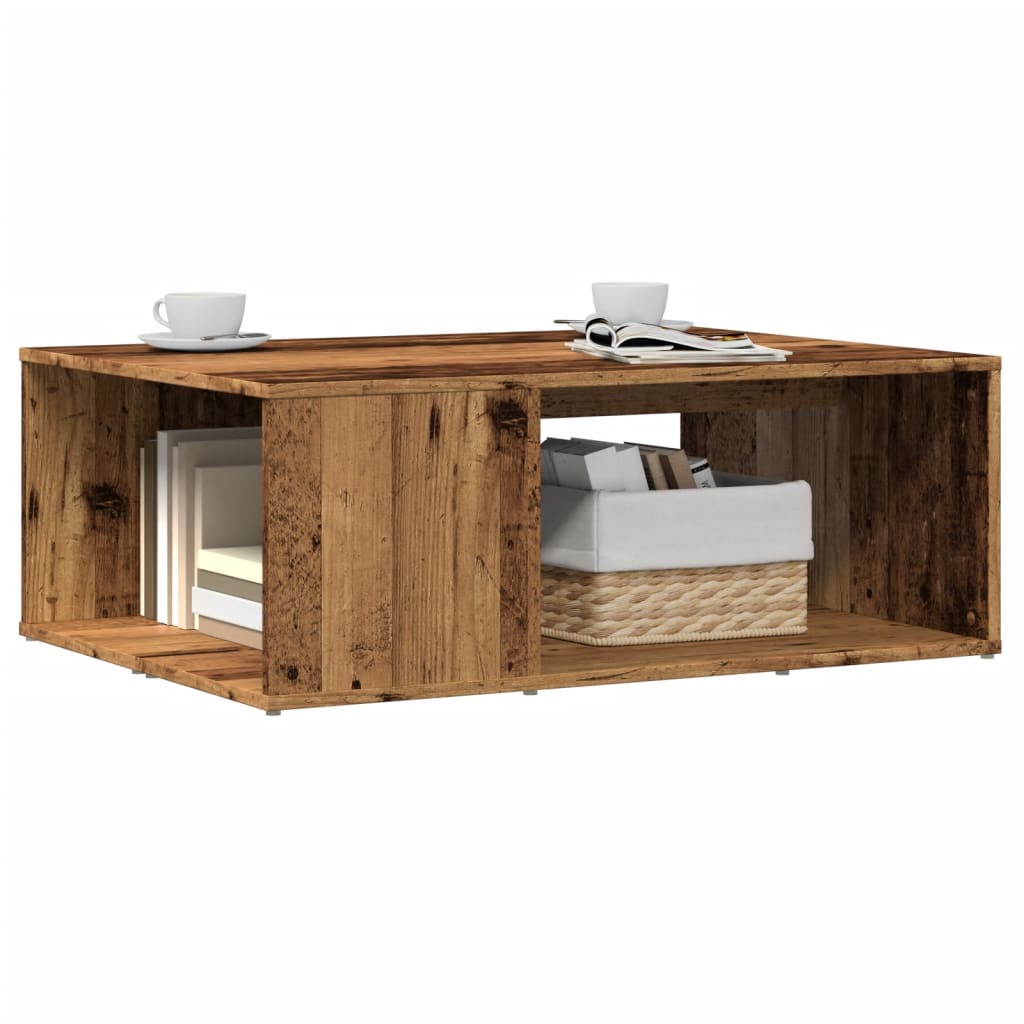 Coffee Table 90x67x33 cm Engineered Wood Old wood