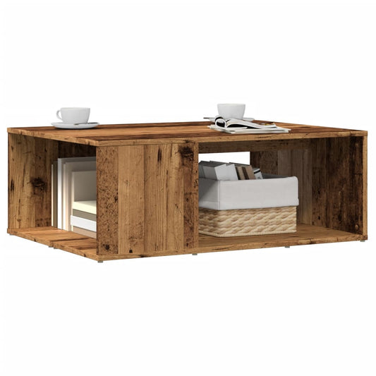 vidaXL Coffee Table Old Wood 90x67x33 cm Engineered Wood 1