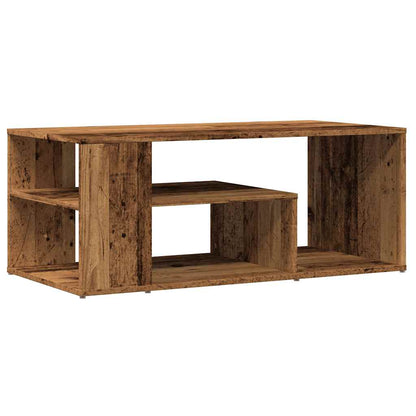vidaXL Coffee Table Old Wood 100x50x40 cm Engineered Wood 2