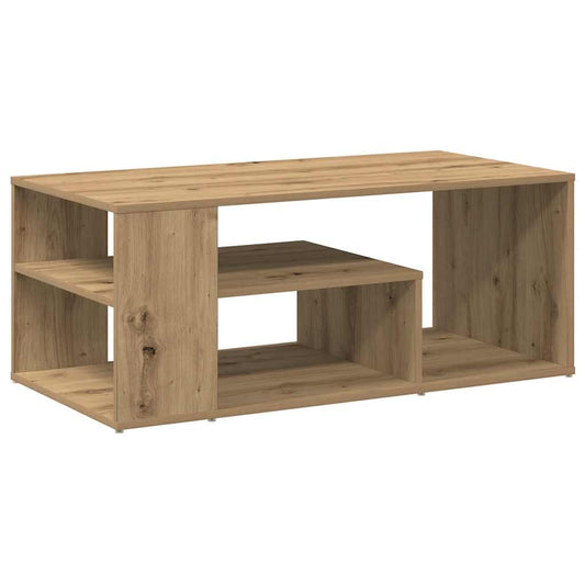 vidaXL Coffee Table Artisan Oak 100x50x40 cm Engineered Wood 2