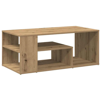 Coffee Table 100x50x40 cm Engineered Wood Artisan oak