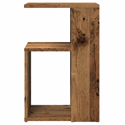 vidaXL Side Table Old Wood 36x30x56 cm Engineered Wood 4