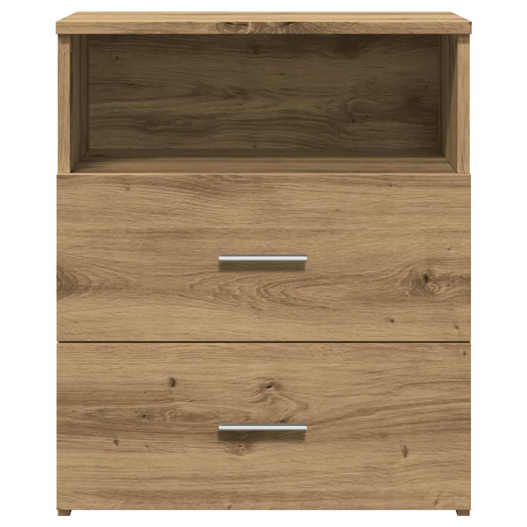 vidaXL Bedside Cabinet Artisan Oak 50x32x60cm Engineered Wood 5