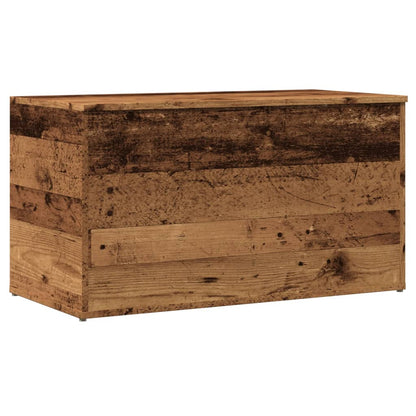vidaXL Storage Chest Old Wood 84x42x46 cm Engineered Wood 2