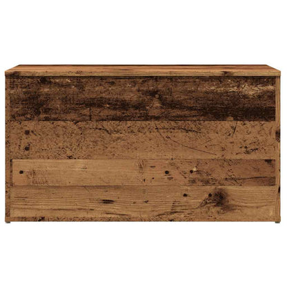 vidaXL Storage Chest Old Wood 84x42x46 cm Engineered Wood 4