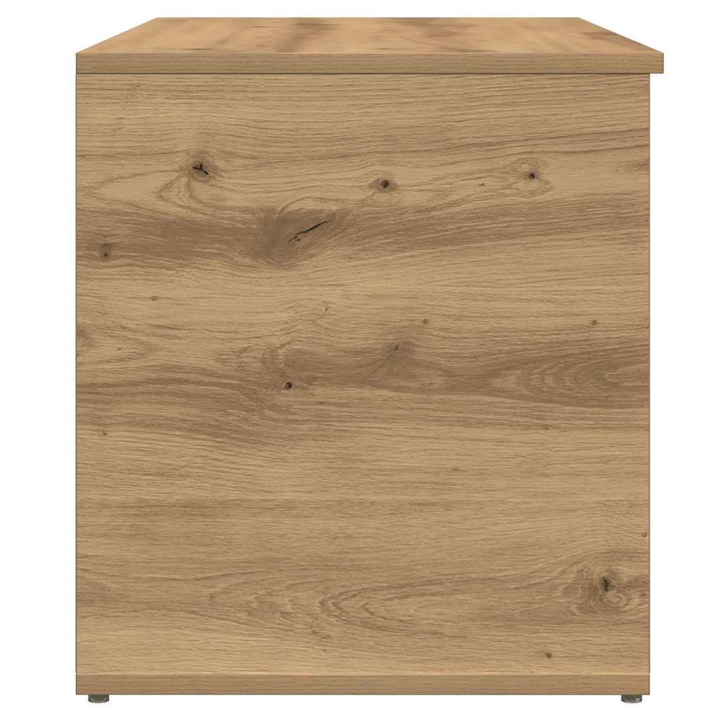 vidaXL Storage Chest Artisan Oak 84x42x46 cm Engineered Wood 5
