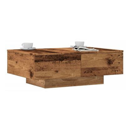 Coffee Table Engineered Wood Width 90 cm Old wood 31 cm 60 cm