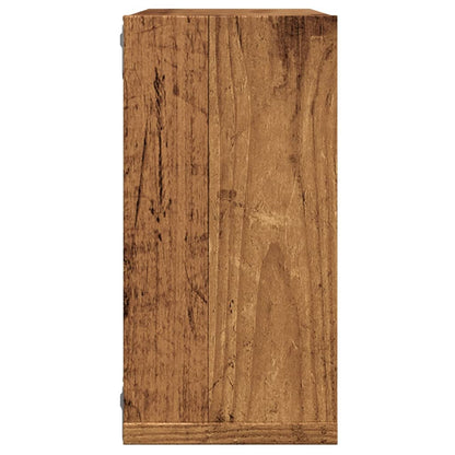 vidaXL Wall Cube Shelves 6 pcs Old Wood 30x15x30 cm Engineered Wood 6
