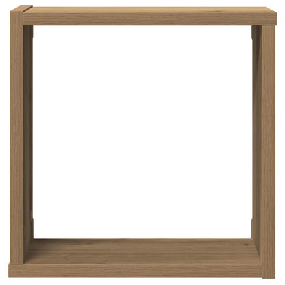 vidaXL Wall Cube Shelves 6 pcs Artisan Oak 30x15x30 cm Engineered Wood 5