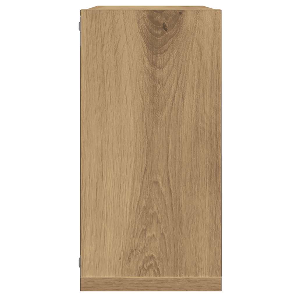 vidaXL Wall Cube Shelves 6 pcs Artisan Oak 30x15x30 cm Engineered Wood 6
