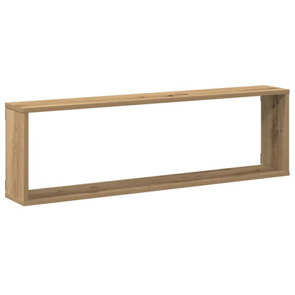 vidaXL Wall Cube Shelves 4 pcs Artisan Oak 100x15x30 cm Engineered Wood 4