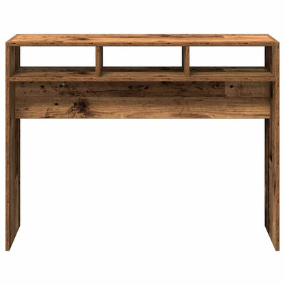 vidaXL Console Table Old Wood 105x30x80 cm Engineered Wood 4