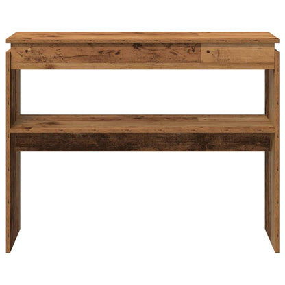 vidaXL Console Table Old Wood 102x30x80 cm Engineered Wood 4