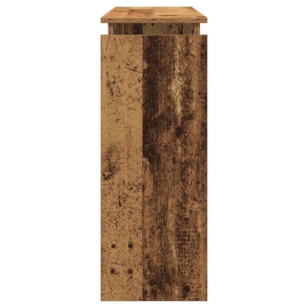 vidaXL Console Table Old Wood 102x30x80 cm Engineered Wood 6