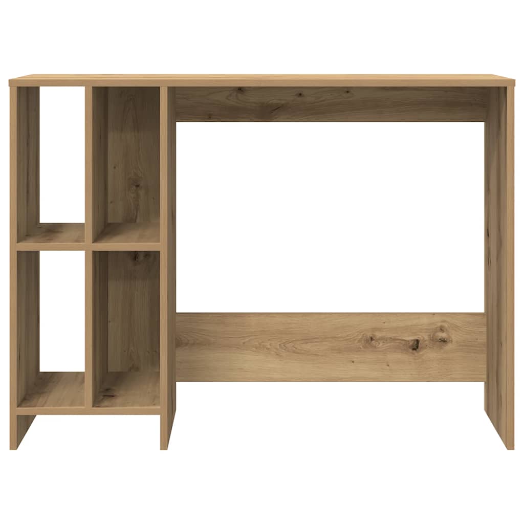 vidaXL Desk Artisan Oak 102.5x35x75 cm Engineered Wood 5