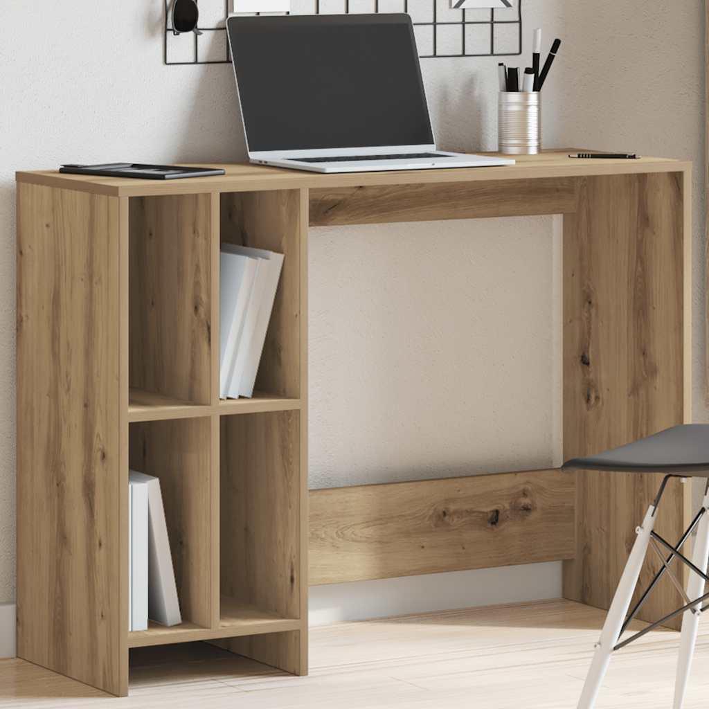vidaXL Desk Artisan Oak 102.5x35x75 cm Engineered Wood 1