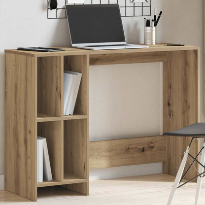 vidaXL Desk Artisan Oak 102.5x35x75 cm Engineered Wood 1