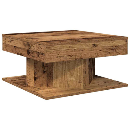 vidaXL Coffee Table Old Wood 55x55x30 cm Engineered Wood 2