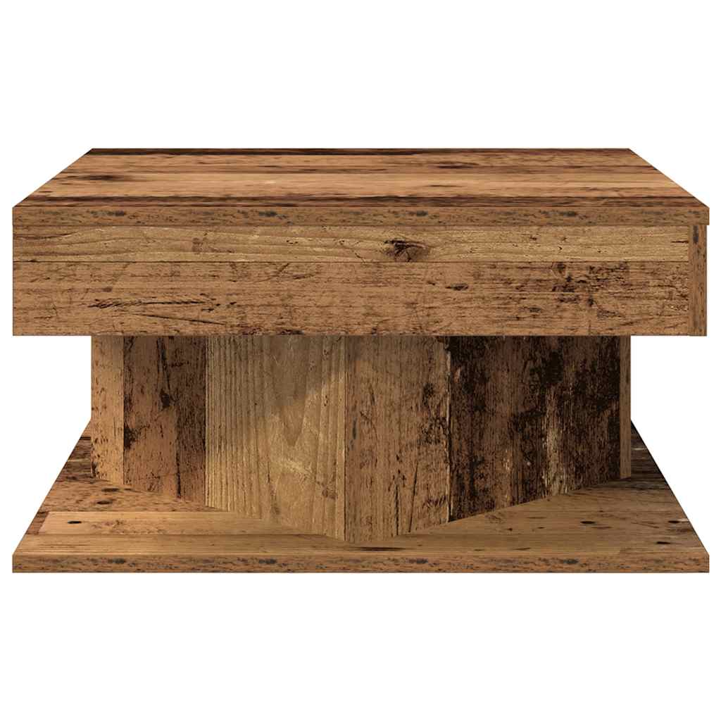 vidaXL Coffee Table Old Wood 55x55x30 cm Engineered Wood 4